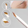 Upgraded Blade Style Ultra Thin Fine Angle Makeup Brush, Precise Detail Brush for Eyeliner, Eyebrow & Under Eye, Precision Brush
