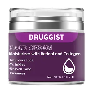 Retinol & Collagen Face Cream — Hydrating Moisturizer for Smoother, Firmer-Looking Skin, 1.7 fl.oz / 50ml