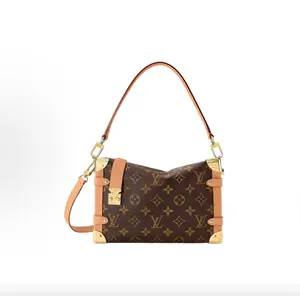 Pre-owned Louis Vuitton Monogram Side Trunk MM Crossbody Shoulder Bag Casual Flap Pocket