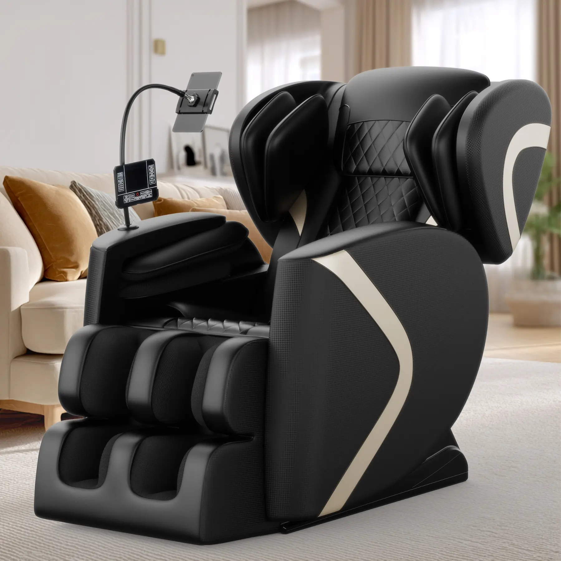 Massage Chair Recliner with Zero Gravity with Full Body Air Pressure  Indoor Recreation