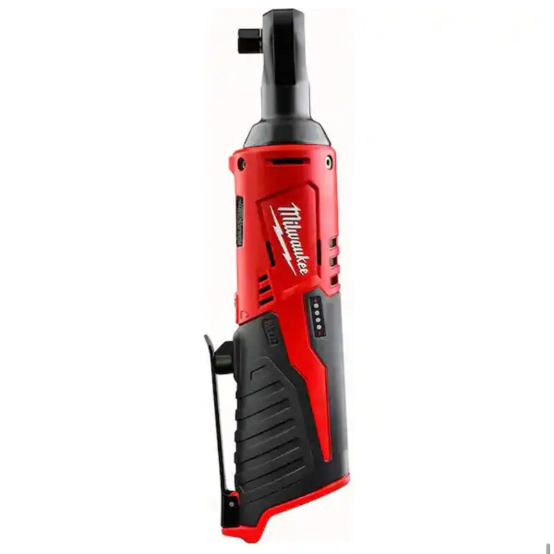 Milwaukee M12 12V Lithium-Ion Cordless 3/8 in. Drive Ratchet - Cordless Fastening Tool for DIY or Pro Use, Versatile Automotive Repair (Tool-Only, No Battery Included), Reliable Performance