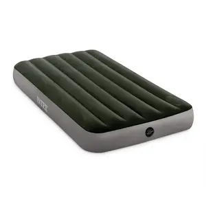 Intex Dura-Beam Standard Series Downy Airbed with Built-In Foot Pump Intex Dura-Beam Standard Series Downy Airbed with Built-In Foot Pump