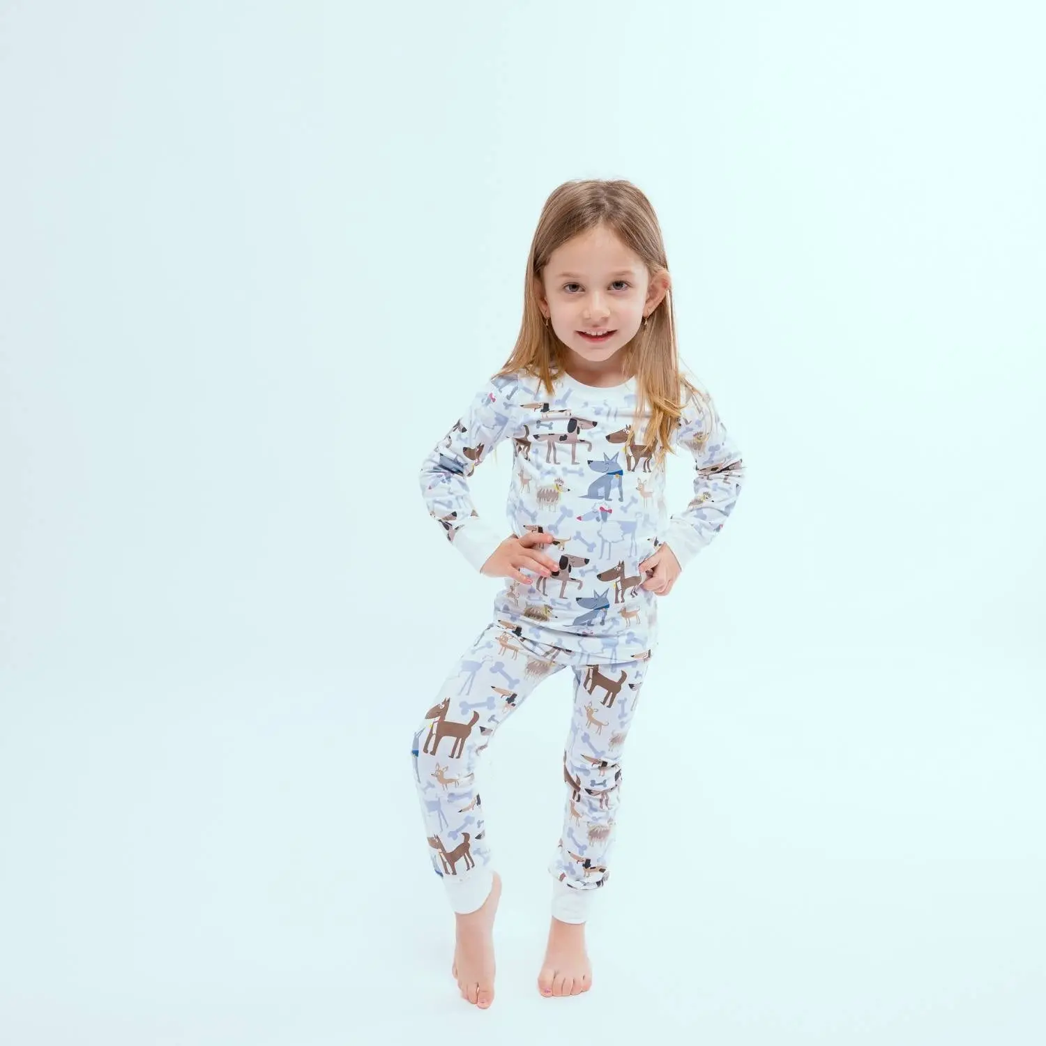 Organic Kids Pajamas - Dogs
