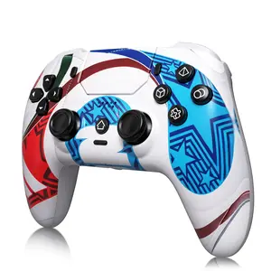 Football Theme Anti-Stick Drift Wireless Controller for PS5/PC – Programmable Macro Back Buttons, 6-Axis Gyro, Dual Vibration, Turbo, Touchpad, 3.5mm Audio & Mic**