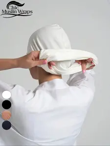 Women's Solid Color Square Scarf Headscarf, Fashionable and Comfortable Design, Breathable Small Hat, Perfect for Daily Use or Gifts