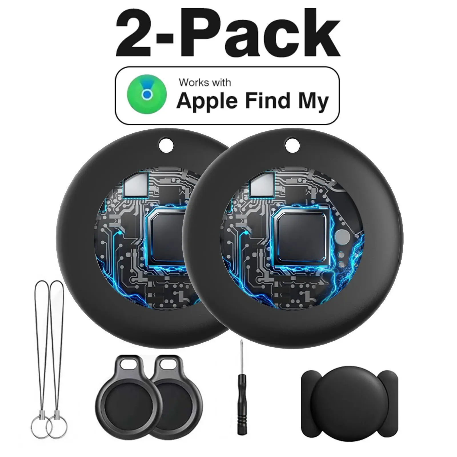GPS Tracker Device for Car and Vehicles: Mini Hidden Magnetic no Subscription Trackers for Tracking Kids Elderly Vehicle pet - Real Time Location Track Devices no Monthly Fee for Android and iPhone Airtag Compatible Bluetooth tiktokshopbacktoschool