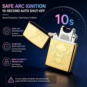 Electromagnetic pulse arc lighter igniter, supports USB charging, windproof, suitable for outdoor use, lighting candles and aromatherapy, and makes a great gift for your boyfriend.