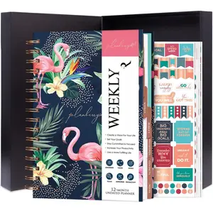 Weekly Planner  - Undated Life Organizer & Budget Planner - Time Management, Goal Setting, To-Do List, Work-Life  & Habit  - 6.9? x 8.5? (Rose )