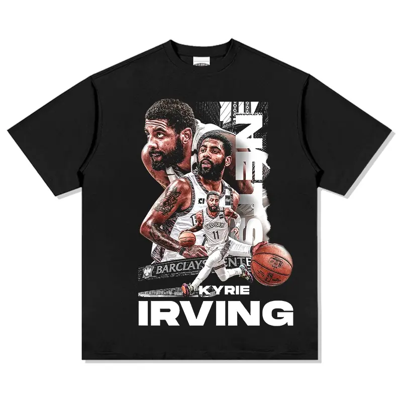 Kyrie Irving Vintage Graphic Tee - Basketball Phenom Shirt, Elite Footwork, Crossover King & MVP-Caliber Vibes, Best Seller
