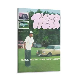 "If You Get Lost, Call Me" Hip-Hop Album Canvas Print – Stylish Wall Art, Creative Decor for Living Room, Bedroom, Office, Dining Room, or Bar, Waterproof & Printed, Perfect Gift