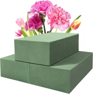 Floral Foam Blocks 3 Pack 5.5" x 3.1" x 1.7" Wet and Dry Flower Foam for Fresh or Artificial Flowers in Art, Crafts & DIY Decorations