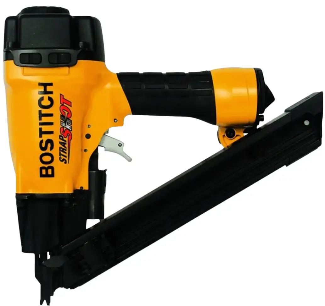 Bostitch MCN150 Compact Power Tool Strap Gun, Heavy-Duty Tool for Securing Anchors and Joist Hangers, 1-1/2" Nails