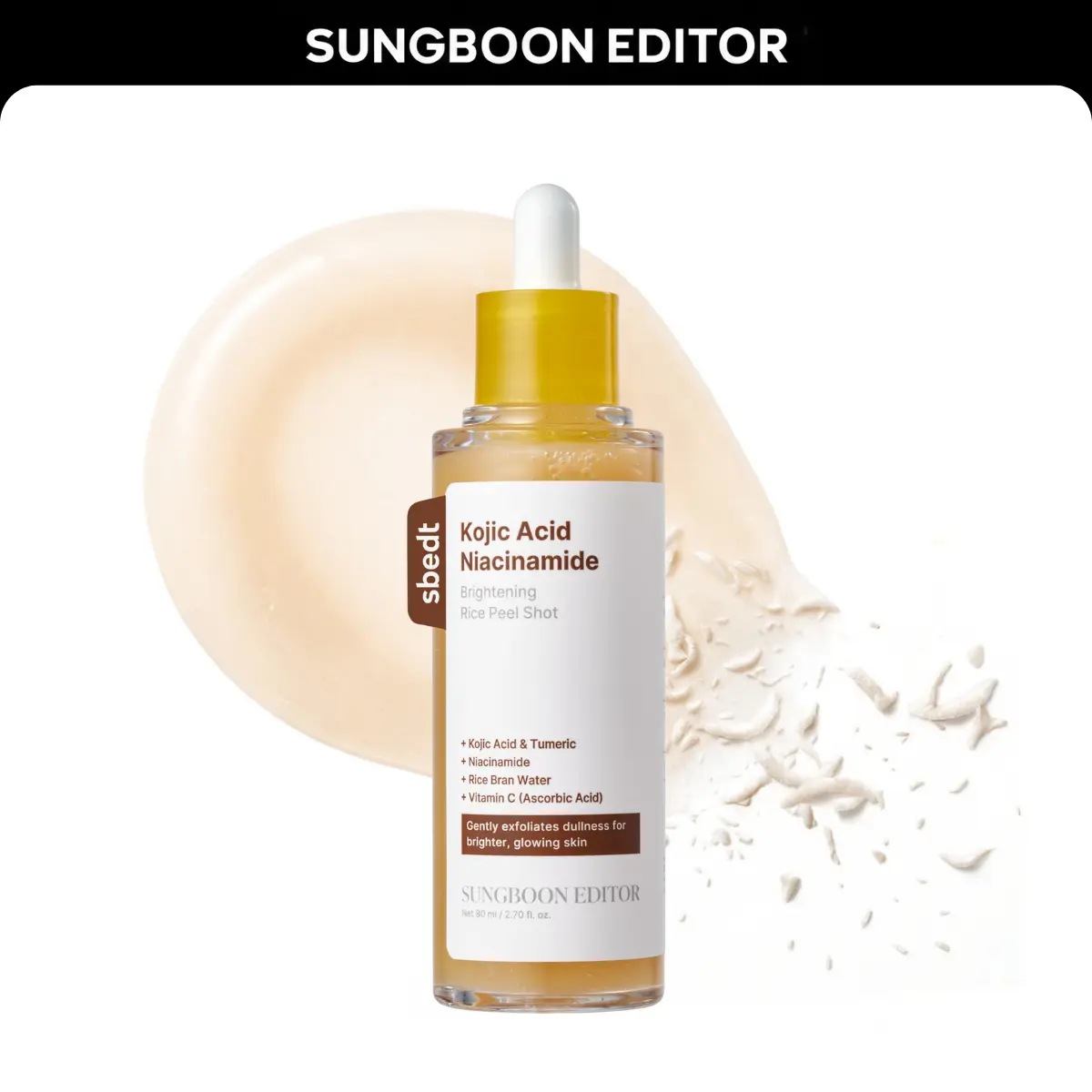 [Sungboon] Peel Shot Kojic Acid l For Dark Spot Care Exfoliating Niacinamide Dead Skin Korean Skin Care for Even Skin Tone