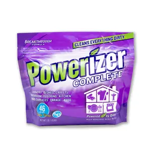Powerizer Complete Detergent Multipurpose Laundry & Dishwasher Cleaner - 1lb Bag for All-Natural Home Cleaning