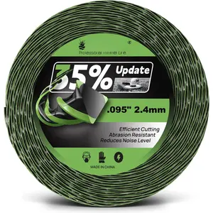 String Trimmer Line (AL2470B), 0.095''x 0.5lbs  Twist Weed Eater String, Trimmer Line Replacement for EGO and Fits  Other Models Trimmer