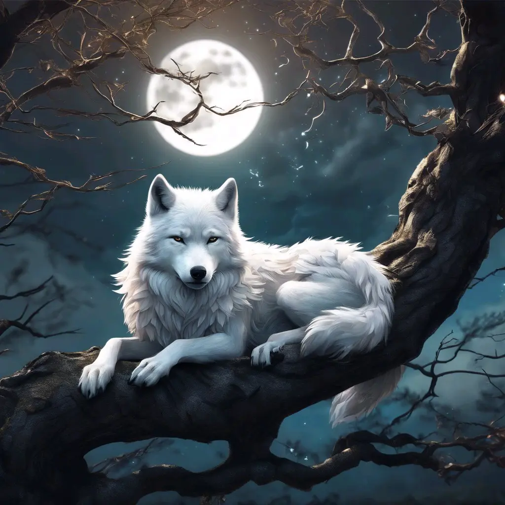 Animated Wolf Posters Artwork Decoration