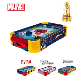 Marvel Wooden Electronic Air Hockey Table: Spider-Man | Spidey and His Amazing Friends | Avengers | Transformers, Ages 4+, Officially Licensed