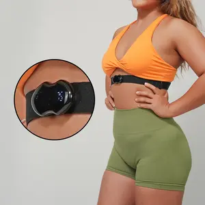 CHICK-ACTIVE Heart Rate Monitoring Chest Strap Real-Time Display with Screen Black Plastic Wearable Fitness Tracker Bluetooth Equipment