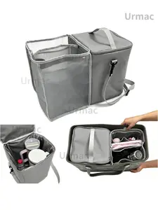 2-in-1 multifunctional handbag, efficient classification beach bag storage bag, large beach bag compatible with plugins, large capacity ice bag storage bag, women's fashionable handbag, travel bag, swimming beach camping vacation good item