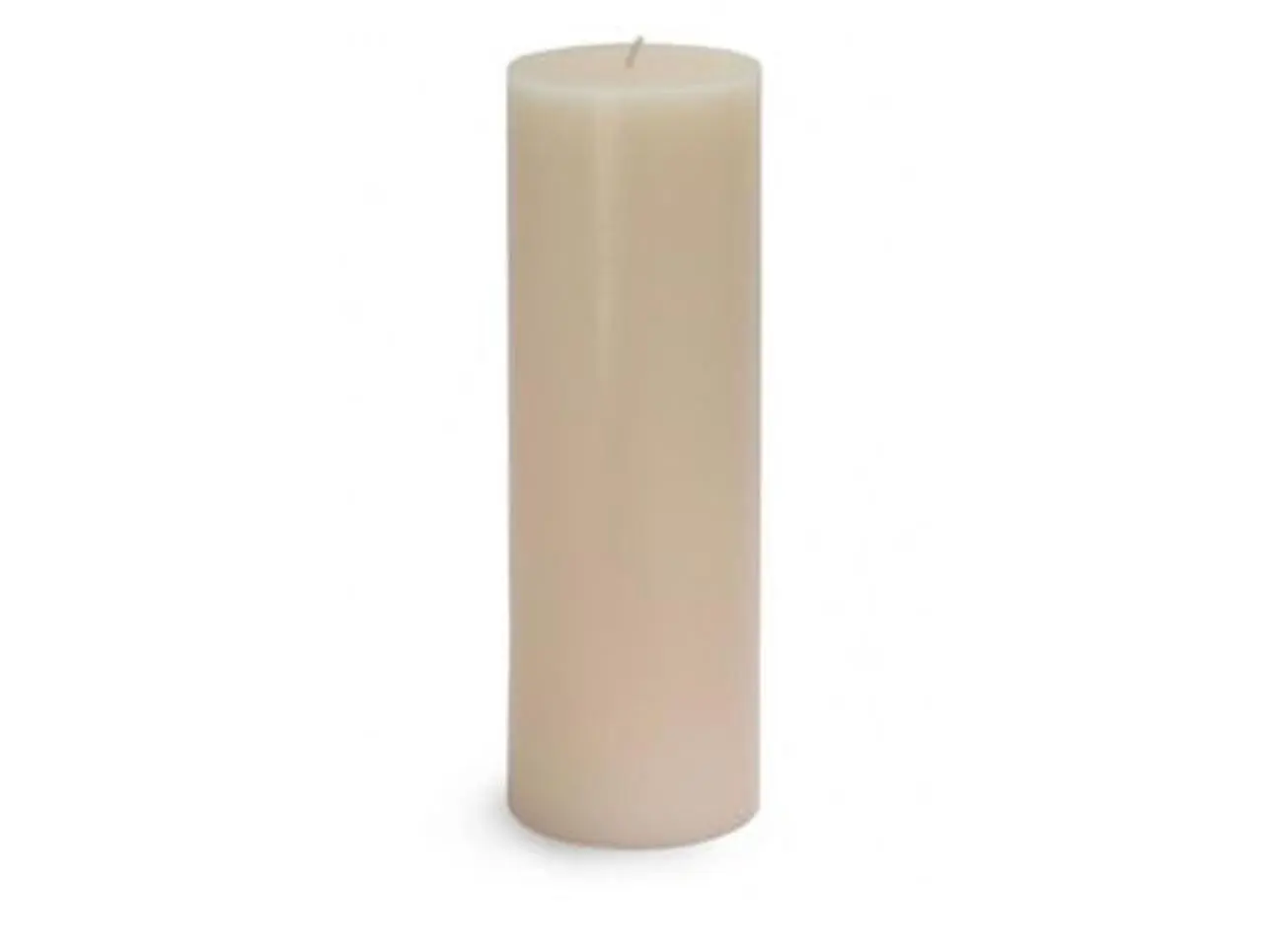 Zest Unscented Ivory Handpoured Wax Pillar Household Candles (CPZ-094-12), 3x9 in Smokeless Dripless 110-Hour Indoor Decor Candles, Box of 12 Bulk Case for Home, Wedding Supplies, 110 Hours