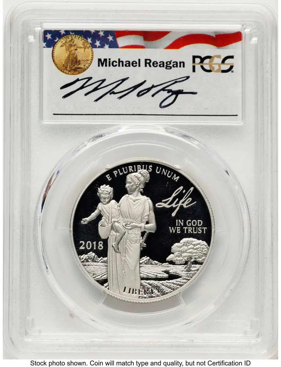 Modern Bullion Coins (2018-W Proof Platinum Eagle 1 oz Reagan Legacy Series Michael Reagan)