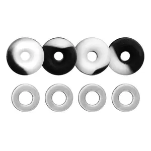 O-Ring Bushings Pro Duro Series - Multiple Durometers - Black & White Swirl