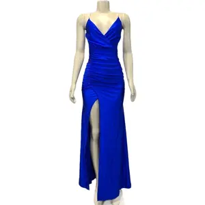 vestido elegante, vestido de fiesta  color azul. y color esmeralda .