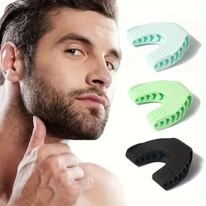 1pc Silicone Jawline Exerciser, Jaw Exercise Tool For Biting Muscles Training - Facial Shaping Tool for Men & Women