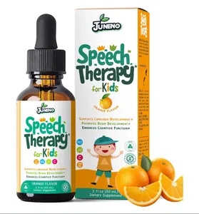 Speech Therapy Drops - Support Supplement for Kids with Communication Delay Language Brain Development Cognitive Function - Zeolite Vitamins B12 D3 C for Daily Wellness - Sugar Free Gluten-free