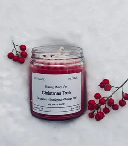 Christmas Tree Soy Wax Candle Aroma Decor
