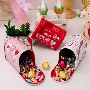 Valentine's Day Mailbox Candy Box Candy Storage Box Favor Gifts For Weddings[1.13]