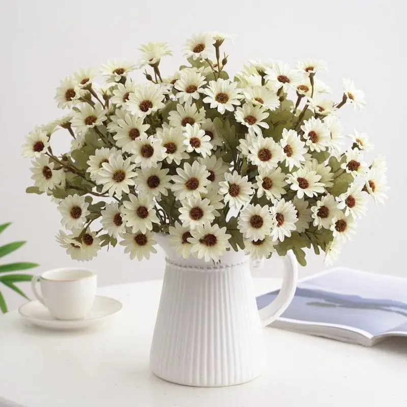 10 pcs White Daisies
