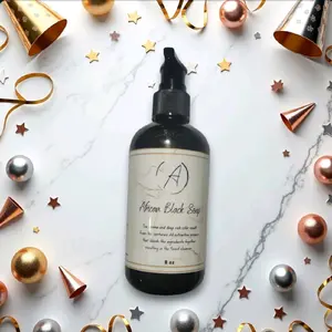 Creamy African Black Soap Liquid 8 oz - Cleansing Body Wash