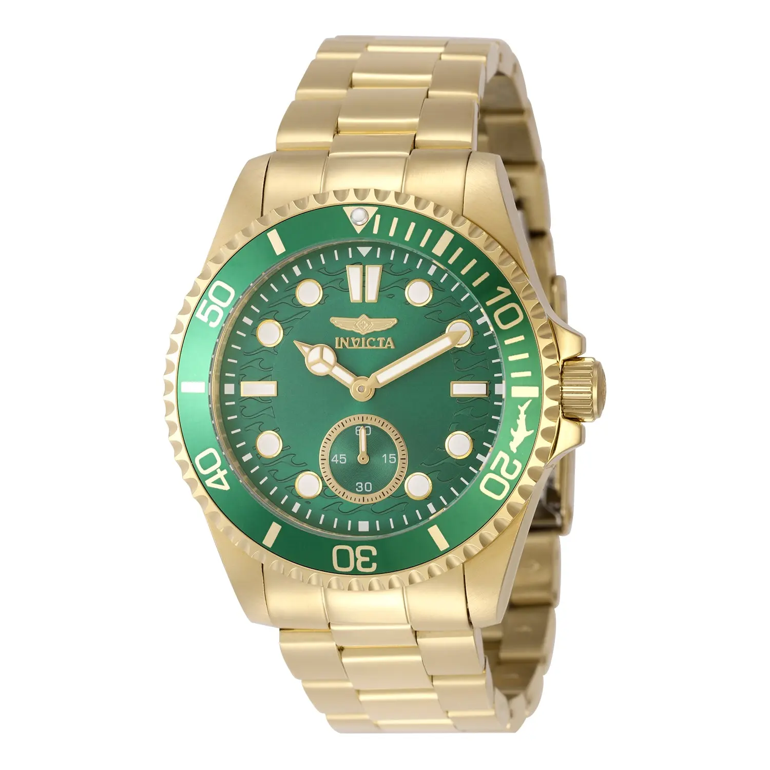 Invicta Men's 43mm Pro Diver Quartz 60 Second Subdial Coin Edge Bracelet Watch
