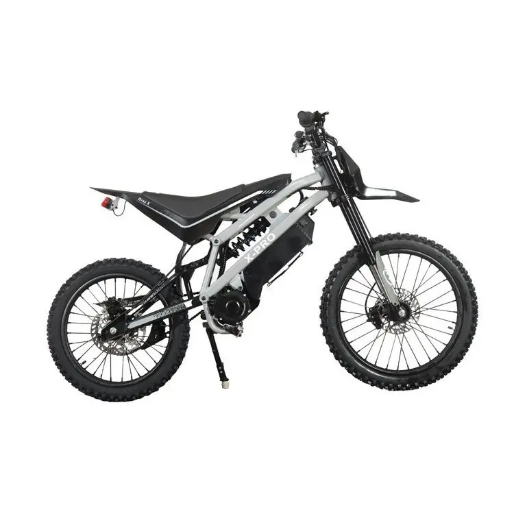 X-PRO DRAX X 5000W 60V 27AH Teens Adults Electric Dirt Bike with Front LED Light! 19"/17" Wheels!