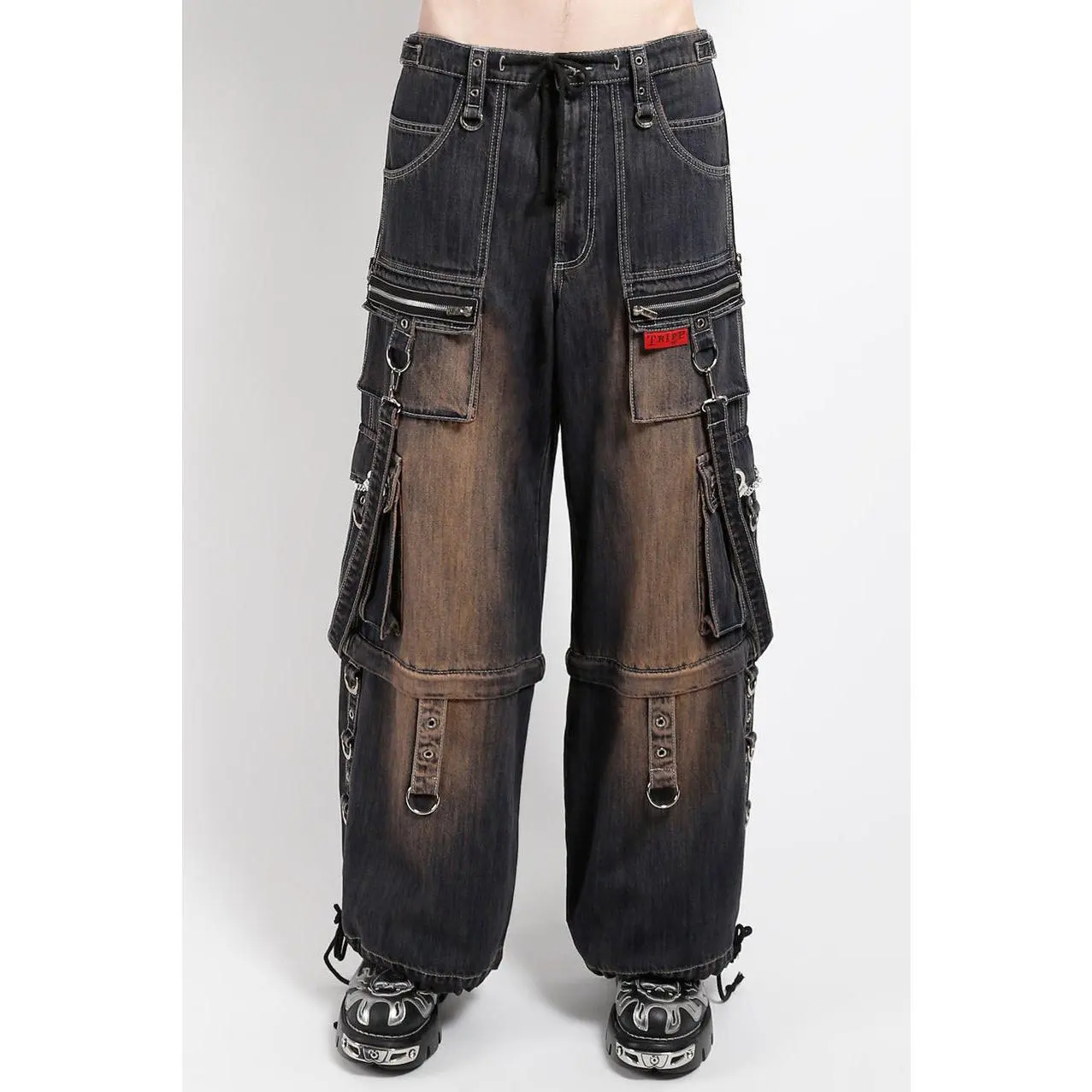 Tripp NYC Zip Lock Pants [Dirty Wash Blue Denim]