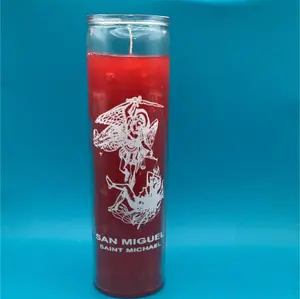 Saint Michael candle