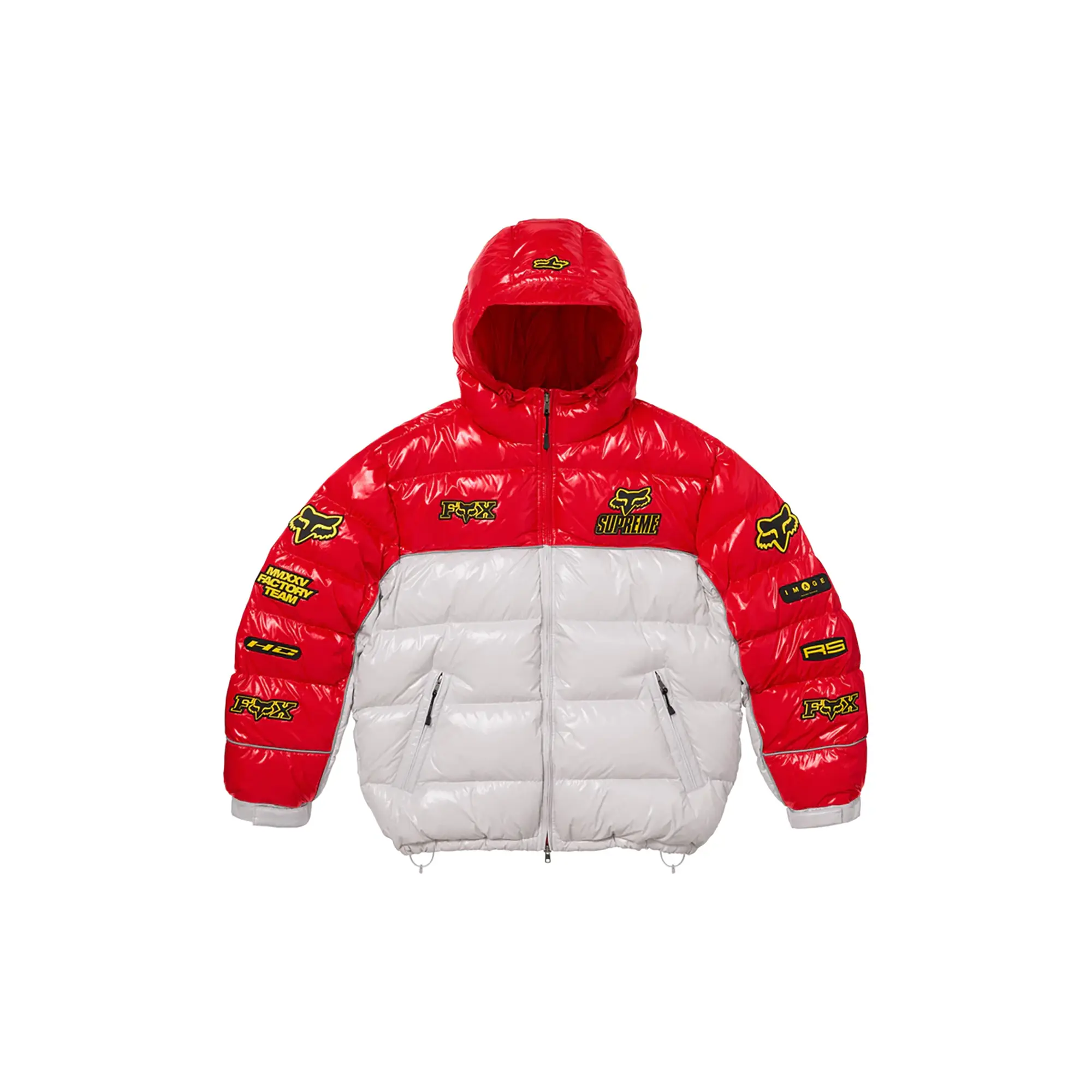 Fox Racing® Shiny Down Puffer Jacket "FW25 - White" SU26244