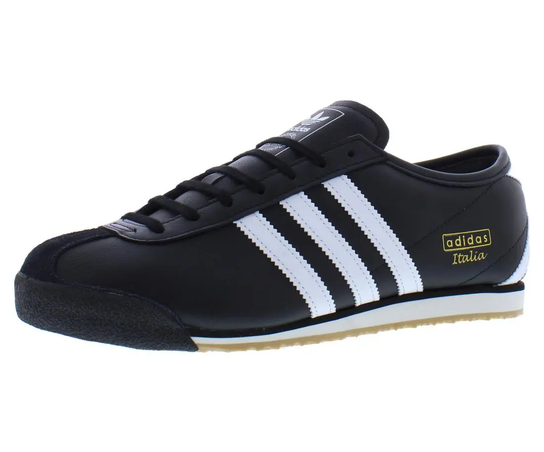 Men's Adidas Italia 70s Vintage Low-Top Leather Sneaker - Bold Retro Style, 70s Street Energy, Retro Street Vibe, Standard Fit, Casual & Training Athletic Shoes