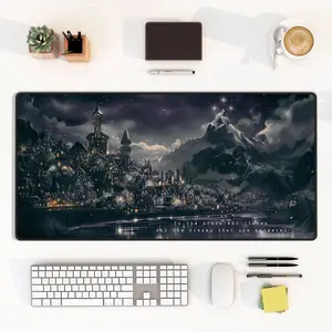 Velaris Goth Desk Mat Acotar Mouse Pad, Night Court, City of Starlight Gothic Bookish Merch, Book lover gift, ACOTAR , Goth Large Desk Mat