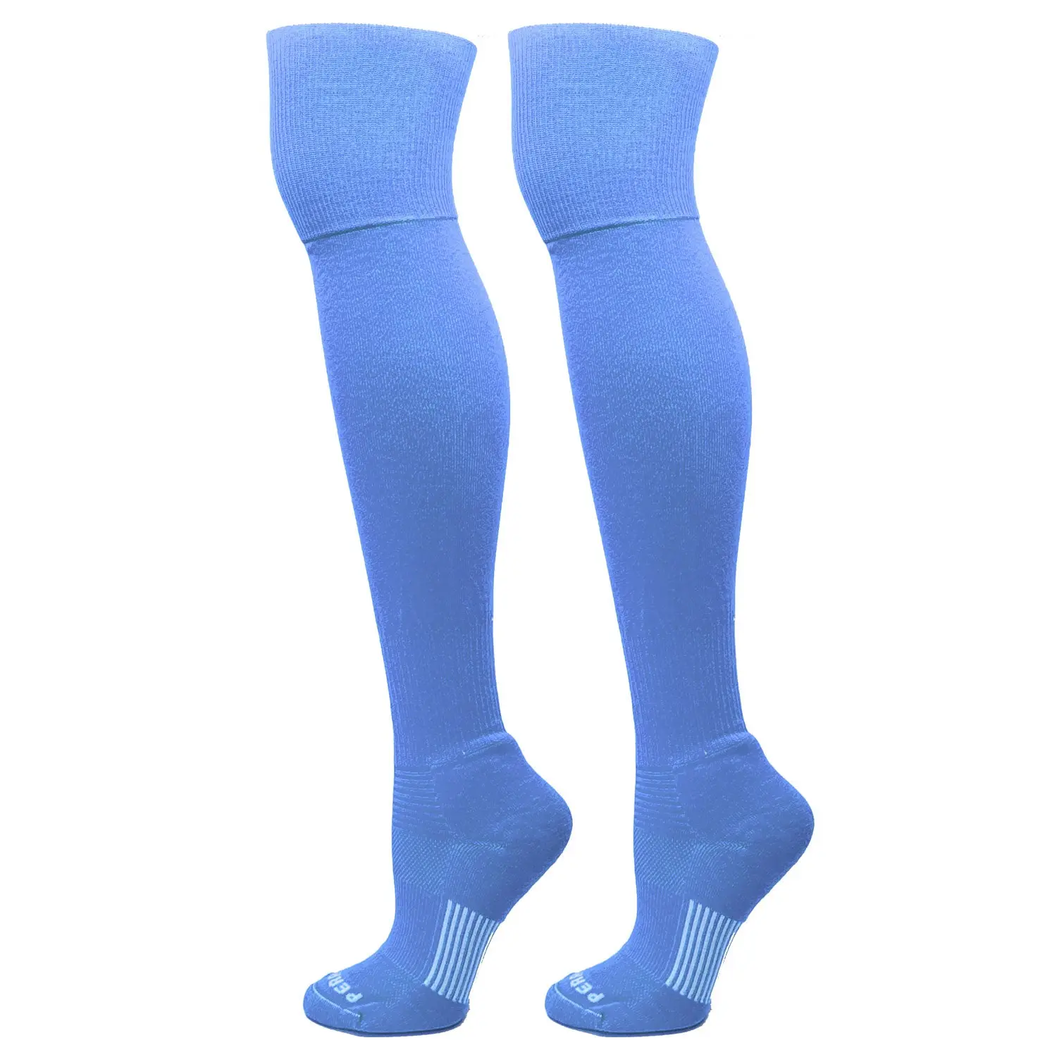 MK Socks Extreme Over the Knee Sports Socks - Sky Blue