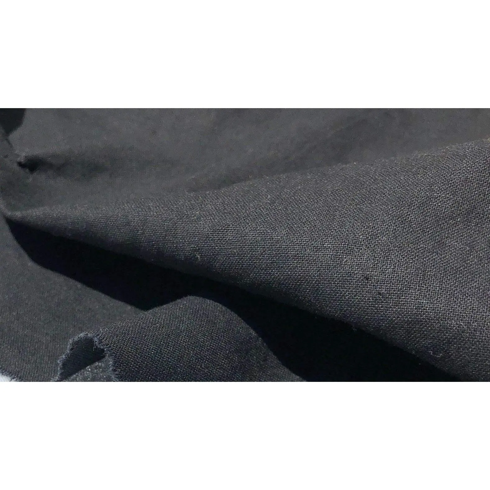 100% Cotton Woven Fabric by The Yard - 60" Black Apparel Sheeting, Made in USA