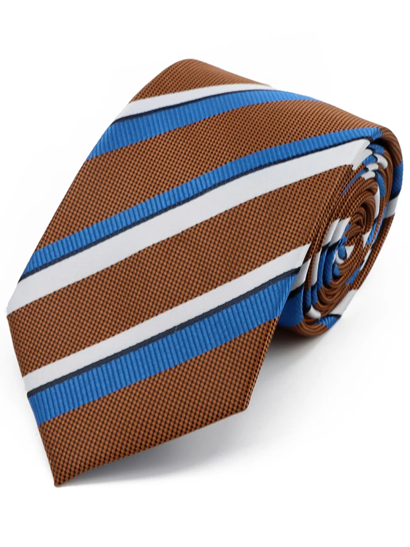Men's Fashionable Business Tie, Stylish Tie Design, Textured Durable Design for Formal Occasions & Professional Wear, Perfect for Office Use, Striped Print Tie