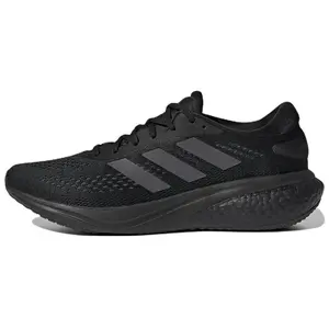 Adidas Supernova 2 Lightweight Comfort Cushion Durable Breathable Low-Top Running Shoes for Men in Black