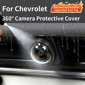 360° Panoramic Camera Protective Cover for Chevrolet, Waterproof Dustproof & Upgraded Anti-Fog Car Exterior Accessories for Silverado Equinox Traverse Malibu  Tahoe Trailblazer Aksesori dan perlengkapan mobil