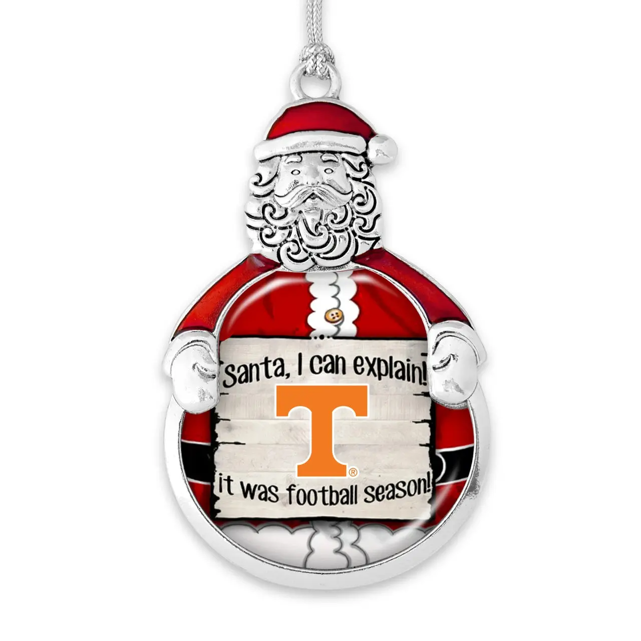 University of Tennessee Volunteers Santa I Can Explain Christmas Ornament