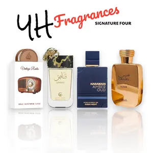 YHFragrances Signature Four | Lattafa Vintage Radio + Le Falcone Qannas + Al Haramain Amber Oud Dubai Night + Rasasi Hawas Elixir | Vanilla, Lavender & Honey Notes