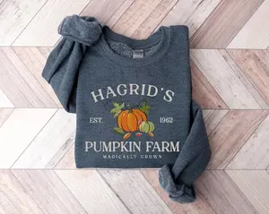 Hagrid's Pumpkin Patch Sweatshirt, Fall Sweatshirt, Halloween Sweatshirt, Book Lover Gifts, Thanksgiving 2024  T-shirt, sweater and Hoodie