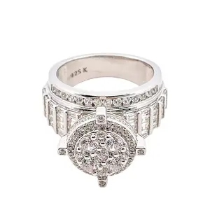 Keyna Princess Style Engagement Ring 925 sterling silver