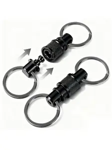 Quick Release Keychain, Detachable Key Ring, Quick Disconnect Keychain, Swivel Keychain Accessories, Lightweight Keychain, Fashion Accessories for Men & Women, Fashionable Alloy Keychain
